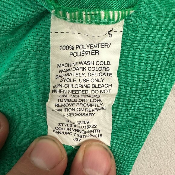 Russell Mens Green Dri-Power 360 Training Fit Shirt Size S - Picture 6 of 7